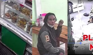 Doc. Kompilasi tangkapan layar rekaman CCTV yang memperlihatkan rangkaian peristiwa dugaan pencurian telepon genggam di Warung Cece, Jalan Raya Nginden, Surabaya, Kamis (16/4/2026). Dalam gambar terlihat terduga pelaku saat memasuki lokasi, mengamati situasi, hingga momen ketika mengambil ponsel milik karyawati dan meninggalkan tempat kejadian.