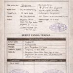 Doc. Foto tanda terima surat pengaduan yang disampaikan oleh narasumber kepada pihak terkait sebagai bagian dari proses penyampaian aspirasi dan permohonan pengawasan.