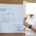 Doc. Sisi kiri memperlihatkan tanda terima laporan pengaduan yang diterima di Polres Metro Bekasi Kabupaten. Sisi kanan menampilkan sosok penyidik yang menangani perkara, dengan wajah disamarkan atau di-blur guna menjaga privasi serta menghindari pengungkapan identitas pribadi selama proses penanganan kasus masih berlangsung.
