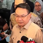Doc. Dudung Abdurachman saat memberikan keterangan kepada awak media terkait evaluasi dan pengawasan tata kelola Program Makan Bergizi Gratis (MBG).
