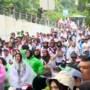 Doc. Massa aksi yang terdiri dari guru madrasah, guru swasta, dan guru honorer dari berbagai daerah di Indonesia saat menyampaikan aspirasi di depan Gedung DPR RI, Jakarta, dalam rangka menuntut reformasi kebijakan ASN/P3K, peningkatan kesejahteraan pendidik, serta kesetaraan hak bagi tenaga pendidik non-negeri pada peringatan Hari Kebangkitan Nasional, Selasa (20/5/2026).