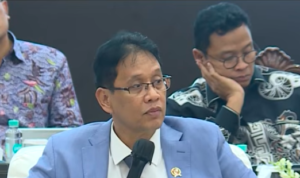 Doc. Menteri Keuangan Purbaya Yudhi Sadewa saat menyampaikan keterangan dalam konferensi pers APBN Kita terkait realisasi belanja subsidi dan kompensasi energi tahun 2026 di tengah kenaikan harga minyak dunia akibat dinamika geopolitik global.