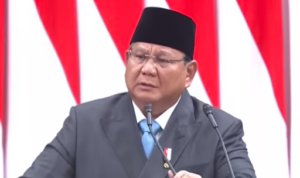 Doc. Presiden Republik Indonesia Prabowo Subianto saat menyampaikan pidato dalam Rapat Paripurna DPR RI di Kompleks Parlemen Senayan, Jakarta, terkait reformasi birokrasi, evaluasi kinerja Direktorat Jenderal Bea dan Cukai, serta penguatan pembangunan ekonomi nasional.