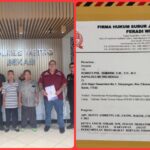 Doc. Kolase dokumentasi perkara: (kiri) Hairil Tami bersama kuasa hukum dan tim hukum saat memberikan keterangan terkait perkembangan laporan dugaan penggelapan di Polres Metro Bekasi Kabupaten; (kanan) surat permohonan penerbitan SP2HP yang diajukan kuasa hukum kepada pihak penyidik guna meminta informasi perkembangan penanganan perkara.