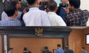 Doc. Suasana persidangan gugatan pemberhentian Sekretaris Daerah Kota Cilegon di Pengadilan Tata Usaha Negara (PTUN) Serang, Senin (4/5/2026), dengan agenda pemeriksaan saksi dari Badan Kepegawaian Daerah Provinsi Banten.