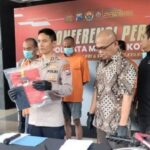 Doc. Petugas kepolisian menunjukkan sejumlah barang bukti hasil tindak kejahatan saat konferensi pers pengungkapan kasus pencurian kendaraan bermotor (curanmor) di wilayah Kabupaten Malang, Rabu (13/5/2026). Dalam kegiatan tersebut, polisi juga menghadirkan sejumlah terduga pelaku yang telah diamankan untuk proses penyelidikan dan pengembangan lebih lanjut.