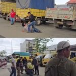 Doc. Tim Subdit Jatanras Polda Kalimantan Selatan saat melakukan proses pengamanan terhadap seorang pria yang diduga terlibat praktik pungutan liar di area SPBU Banua Anyar, Kota Banjarmasin, dalam operasi penertiban premanisme dan pungli BBM subsidi.