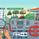 Doc. Ilustrasi skema distribusi BBM subsidi yang menggambarkan mekanisme pembatasan pembelian berdasarkan jenis kendaraan dan kapasitas mesin melalui sistem digital terintegrasi di SPBU. Skema tersebut merupakan gambaran rencana penyaluran subsidi agar lebih tepat sasaran sesuai kebijakan yang tengah disiapkan pemerintah.