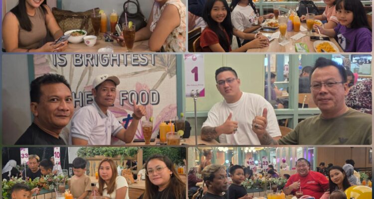 Doc. Jajaran Tim Subur Jaya Lawfirm – PBH FERADI WPI bersama keluarga saat menikmati suasana kebersamaan dan makan malam di kawasan Malioboro Plaza, Yogyakarta, Selasa (19/5/2026), di sela agenda penanganan perkara litigasi dan non litigasi di wilayah DIY.