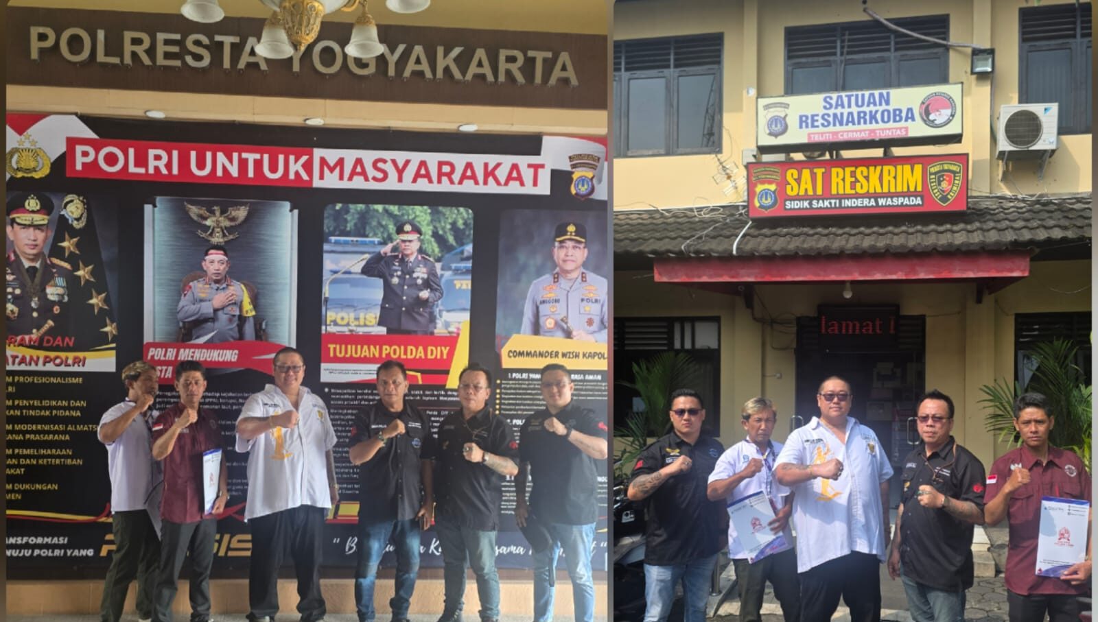 Doc. Tim PBH FERADI WPI – Subur Jaya Lawfirm berfoto bersama di Polresta Yogyakarta usai menjalankan agenda pendampingan perkara pidana dan koordinasi penanganan hukum.