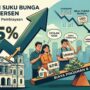 Doc. Ilustrasi dampak kenaikan suku bunga acuan Bank Indonesia (BI Rate) menjadi 5,25 persen terhadap sektor pembiayaan, nilai tukar rupiah, inflasi, serta masyarakat. Kebijakan tersebut diperkirakan memengaruhi cicilan kredit KPR, pembiayaan UMKM, dan biaya pinjaman, namun di sisi lain berpotensi meningkatkan imbal hasil deposito dan tabungan masyarakat.