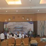 Doc. Suasana acara pengantar alih tugas Ketua Pengadilan Agama Banjarbaru Kelas IB yang dilaksanakan di lingkungan Pengadilan Agama Banjarbaru, dihadiri jajaran hakim, pegawai, serta tamu undangan dalam rangka pelepasan pimpinan yang mendapat penugasan baru di Pengadilan Agama Gresik Kelas IA sekaligus pelantikan hakim baru.
