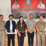 Doc. Kasat Reskrim Polres Tabanan bersama peserta Sosialisasi Korwasbin Penyidik Polri kepada PPNS Kabupaten Tabanan berfoto bersama setelah kegiatan yang berlangsung di Kantor Satpol PP Kabupaten Tabanan.