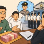 Doc. Ilustrasi dugaan praktik perantara dalam proses rekrutmen anggota Polri yang menjadi bagian dari konteks pemberitaan. Catatan Redaksi: Gambar ini hanya merupakan ilustrasi visual untuk melengkapi pemberitaan, bukan dokumentasi aktual dari para pihak atau instansi yang bersangkutan. Seluruh pihak dalam berita ini tetap berhak atas asas praduga tak bersalah.