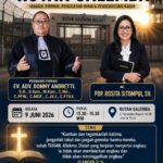 Doc. Ketua Umum FERADI WPI, Adv. Donny Andretti, bersama Pdp. Rosita Sitompul dijadwalkan melayani dalam kegiatan Pelayanan Rohani di Rutan Salemba, Jakarta Pusat, Selasa (9/6/2026).
