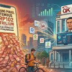 Doc. Ilustrasi pengawasan industri pinjaman online (pinjol) oleh OJK. Total utang pinjaman daring masyarakat Indonesia mencetak rekor baru dengan menembus Rp102 triliun hingga April 2026. Guna menjaga keberlangsungan industri yang sehat, OJK memperketat pengawasan serta menindak tegas penyelenggara yang belum memenuhi standar permodalan dan regulasi yang berlaku.