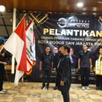 Doc. Ketua DPC FERADI WPI Kota Bogor terlantik, Adv. Erwin Maulana, S.H., mengikuti prosesi penghormatan kepada Bendera Merah Putih dalam rangkaian pelantikan pengurus DPC FERADI WPI Kota Bogor masa bakti 2026–2031, Rabu (10/6/2026).