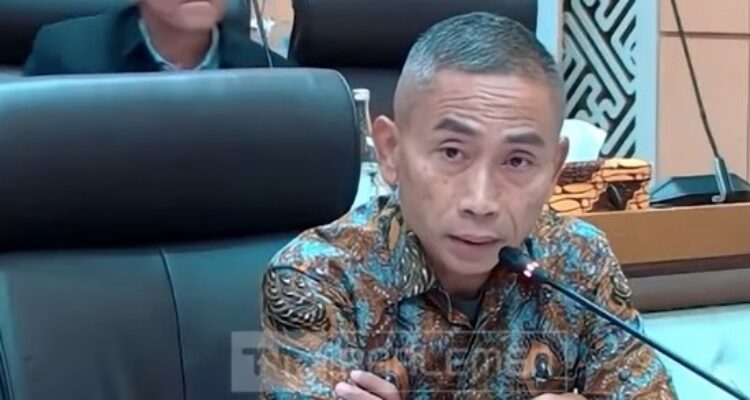Doc. Anggota Komisi VII DPR RI, Yoyok Riyo Sudibyo, menyampaikan pandangan dan masukan terkait pengembangan Koperasi Desa Merah Putih (KDMP) dalam rapat kerja bersama Menteri UMKM di Kompleks Parlemen Senayan, Jakarta, Kamis (11/6/2026). (Sumber: Parlemen TV).