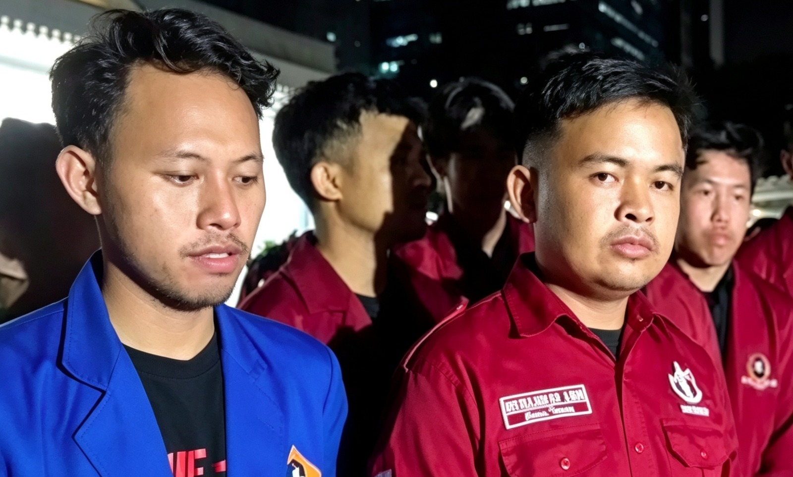 Doc. Perwakilan mahasiswa dari sejumlah perguruan tinggi memberikan keterangan kepada awak media usai melakukan pertemuan dengan Wakil Presiden Gibran Rakabuming Raka di Jakarta, Senin (15/6/2026). Dalam kesempatan tersebut, mahasiswa menyampaikan hasil dialog serta aspirasi yang telah diserahkan kepada pemerintah terkait sektor pendidikan, hukum, dan ekonomi.