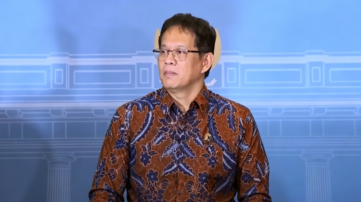 Doc. Menteri Keuangan Purbaya Yudi Sadewa menyampaikan keterangan kepada awak media terkait pemberlakuan mekanisme pemungutan Pajak Pertambahan Nilai (PPN) atas transaksi melalui platform marketplace dalam sebuah konferensi pers.