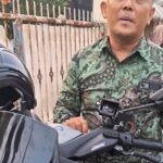 Doc. Tangkapan layar dari video yang beredar di media sosial memperlihatkan seorang pengendara sepeda motor masih berada di atas kendaraannya saat berada di trotoar di kawasan Jalan Kartini, Kota Depok. Identitas pengendara tidak ditampilkan dan gambar digunakan sebagai ilustrasi peristiwa yang menjadi perhatian publik.