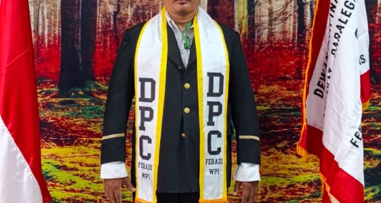 Doc. Ketua DPC FERADI WPI Kabupaten Bogor, Roso Pengayubagyo Widiyoraharjo, S.H., M.M., usai resmi dilantik, menyampaikan komitmen untuk memperkuat pelayanan bantuan hukum pro bono serta menjalankan program organisasi yang berorientasi pada akses keadilan bagi masyarakat di Kabupaten Bogor.