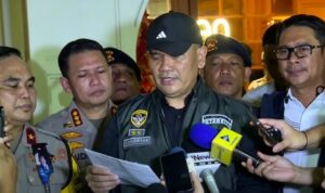 Doc. Kepala Kortas Tipidkor Bareskrim Polri, Irjen Pol. Totok Suharyanto, menyampaikan keterangan kepada awak media dalam konferensi pers terkait perkembangan penyidikan dugaan tindak pidana korupsi, TPPU, dan gratifikasi yang ditangani Polri di Jakarta.