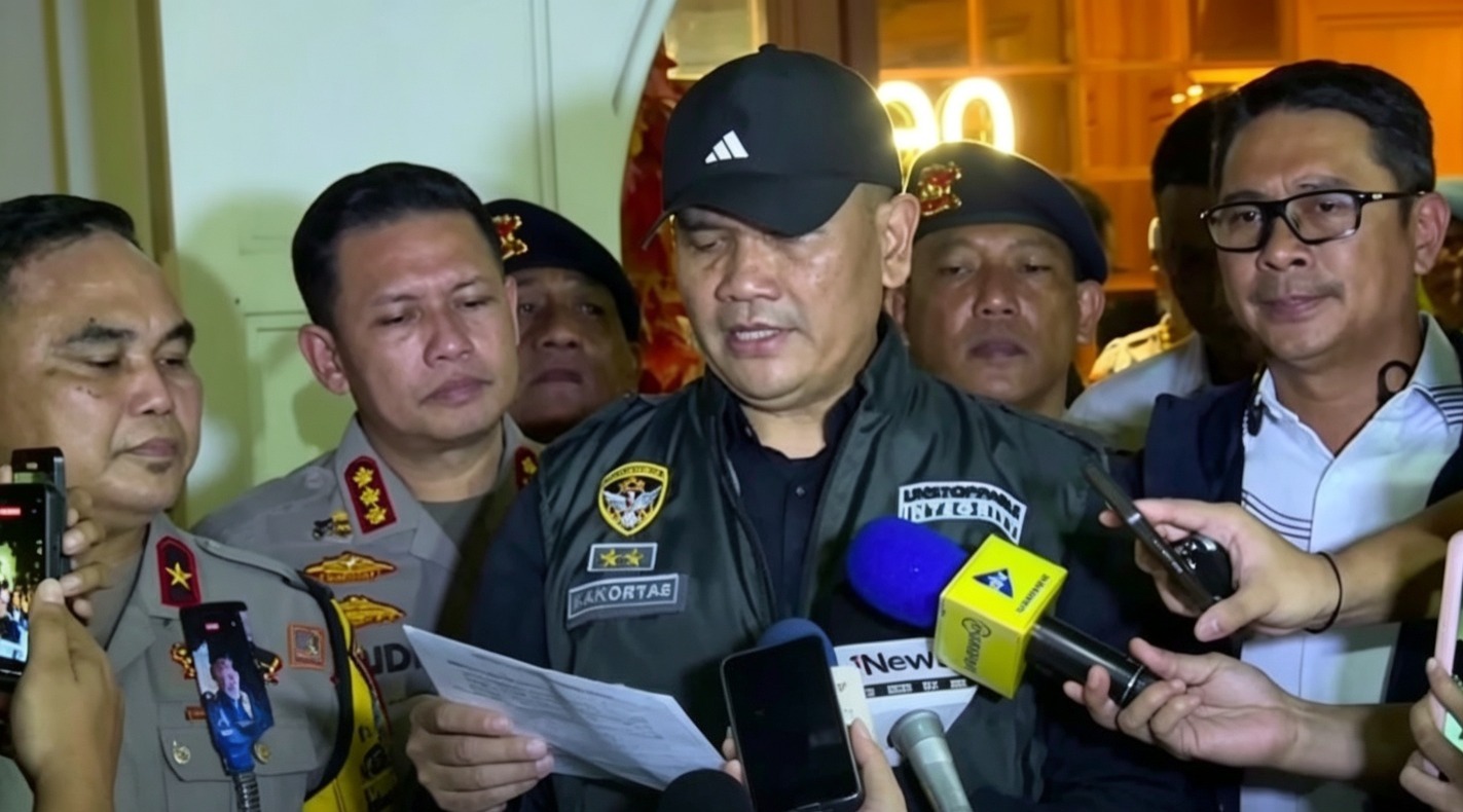 Doc. Kepala Kortas Tipidkor Bareskrim Polri, Irjen Pol. Totok Suharyanto, menyampaikan keterangan kepada awak media dalam konferensi pers terkait perkembangan penyidikan dugaan tindak pidana korupsi, TPPU, dan gratifikasi yang ditangani Polri di Jakarta.