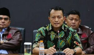 Kejagung: Febrie Adriansyah Belum Ditahan Meski Berstatus Tersangka, Menunggu Pelimpahan Berkas Lengkap Doc. Rudi Margono, Pelaksana Tugas (Plt) Jaksa Agung Muda Tindak Pidana Khusus (Jampidsus) Kejaksaan Agung, memberikan keterangan kepada awak media terkait penanganan perkara yang tengah diproses.