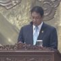 Doc. Menteri Keuangan Purbaya Yudi Sadewa menyampaikan paparan mengenai kondisi fiskal, termasuk perkembangan rasio utang pemerintah terhadap Produk Domestik Bruto (PDB), dalam rapat kerja bersama DPR RI di Kompleks Parlemen, Senayan, Jakarta. Paparan tersebut menjadi bagian dari pembahasan kebijakan fiskal dan pengelolaan keuangan negara. (Sumber Foto: DPR RI)