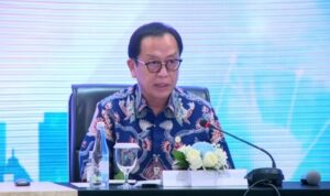 Doc. Kepala Eksekutif Pengawas Perbankan Otoritas Jasa Keuangan (OJK), Dian Ediana Rae, menyampaikan paparan mengenai peningkatan laporan transaksi keuangan mencurigakan yang berkaitan dengan perjudian daring serta langkah penguatan pengawasan sektor perbankan dalam sebuah forum bersama pemangku kepentingan di Jakarta.