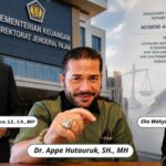 Doc. Dr. Appe Hutauruk, S.H., M.H., Eko Wahyu Pramono, S.Tr.P., S.Ak., dan Adv. Yulianto Kiswocahyono, S.E., S.H., BKP., tiga akademisi Universitas Mpu Tantular sekaligus penulis artikel ilmiah yang mengkaji batas kewenangan delegasi Menteri Keuangan dalam pengaturan kuasa Wajib Pajak berdasarkan PMK Nomor 44 Tahun 2026, yang dijadwalkan terbit pada Journal of Law, Politic and Humanities (JLPH) terakreditasi SINTA 3.