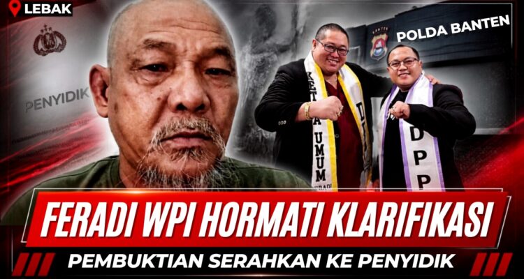 Doc. Kloase menampilkan Fam Fuk Tjhong alias Uun di bagian depan, dengan Ketua Umum FERADI WPI Adv. Donny Andretti dan Ketua Tim Advokasi FERADI WPI Revan Pratama Wijaya, S.H. pada bagian belakang. Ilustrasi ini digunakan semata-mata untuk menggambarkan hubungan antara korban dan tim pendamping hukum dalam pemberitaan mengenai perkembangan proses penyidikan perkara di Polda Banten. Foto tidak dimaksudkan untuk menunjukkan adanya pernyataan bersama pada saat pengambilan gambar maupun memberikan kesan bahwa ketiganya berada dalam satu peristiwa serta lokasi yang sama.