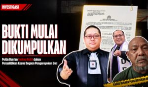 Barang Bukti Mulai Dikumpulkan, Polda Banten Terima Sejumlah Barang dalam Penyidikan Kasus Dugaan Pengeroyokan Uun Doc. Ilustrasi perkembangan penyidikan: Fam Fuk Tjhong alias Uun (depan sisi kanan), Ketua Umum FERADI WPI Adv. Donny Andretti (kiri), dan Ketua Tim Advokasi FERADI WPI Revan Pratama Wijaya (tengah) dalam kolase ilustrasi dengan latar belakang Surat Tanda Penerimaan (STP) Barang Bukti Ditreskrimum Polda Banten tertanggal 19 Juli 2026. Dokumen tersebut menunjukkan penerimaan sejumlah barang bukti oleh penyidik sebagai bagian dari proses penyidikan perkara yang dilaporkan Uun.