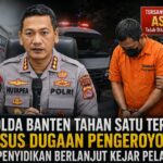 Doc. Ilustrasi perkembangan penanganan perkara dugaan pengeroyokan dan dugaan perampasan kemerdekaan terhadap Fam Fuk Tjhong alias Uun. Kolase menampilkan Kabid Humas Polda Banten Kombes Pol. Maruli Ahiles Hutapea yang menyampaikan keterangan mengenai penetapan dan penahanan satu tersangka berinisial AS, foto korban/pelapor Fam Fuk Tjhong alias Uun, serta ilustrasi penahanan tersangka. Hingga berita ini diterbitkan, Ditreskrimum Polda Banten menyatakan penyidikan masih berlangsung untuk mengungkap dugaan keterlibatan pihak lain. Seluruh pihak tetap berhak atas asas praduga tak bersalah hingga terdapat putusan pengadilan yang berkekuatan hukum tetap.