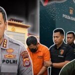 Doc. Foto ilustrasi: Komposit visual yang menampilkan Kabid Humas Polda Banten dengan latar belakang Gedung Polda Banten di sisi kiri, Fam Fuk Tjhong alias Uun di sisi kanan, serta ilustrasi penyidik yang mengawal dua orang tersangka di bagian belakang sebagai simbol perkembangan proses penyidikan. Ilustrasi ini menggambarkan perkembangan penanganan perkara dugaan pengeroyokan, dugaan perampasan kemerdekaan, dan dugaan tindak pidana lain yang dilaporkan Uun, di mana Ditreskrimum Polda Banten telah menetapkan dan menahan empat orang tersangka serta mempersiapkan pelimpahan berkas perkara tahap pertama ke Kejaksaan Tinggi Banten. Visual penyidik dan tersangka bersifat ilustratif dan tidak menggambarkan identitas maupun peristiwa penangkapan yang sebenarnya.