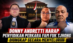 Doc. Adv. Donny Andretti, S.H., S.Kom., M.Kom., C.Md., C.PFW., C.MDF., C.JKJ., C.FTAX. (kiri), Wakil Ketua Umum DPP FERADI WPI Fam Fuk Tjhong alias Pak Uun (kanan), dengan latar Markas Polda Banten. Donny Andretti berharap proses penyidikan perkara yang dilaporkan Fam Fuk Tjhong dapat diungkap secara menyeluruh, profesional, objektif, dan berdasarkan alat bukti serta ketentuan hukum yang berlaku. (Ilustrasi/KawanJariNews.com)