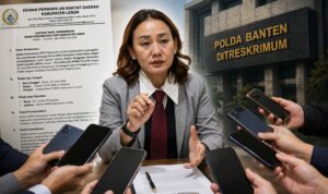 Doc. Ketua DPD FERADI WPI DKI Jakarta sekaligus anggota Tim Advokasi Fam Fuk Tjhong alias Pak Uun, Harriani Bianca Daryana, S.H., C.LA., C.PFW., C.MDF., C.JKJ., C.FTAX., memberikan keterangan kepada awak media terkait kedudukan Laporan Hasil Pemeriksaan (LHP) Badan Kehormatan DPRD Kabupaten Lebak. Menurutnya, LHP BK merupakan dokumen pemeriksaan etik internal yang tidak menghentikan maupun menggantikan proses penyidikan pidana yang masih berlangsung di Ditreskrimum Polda Banten. (Foto: Ilustrasi/Kawan Jari News)