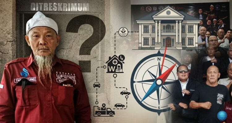 Doc. Misteri Tujuan Perjalanan Uun. Sebuah ilustrasi rangkaian perkara yang menyoroti pertanyaan kunci: "Siapa yang menentukan Uun dibawa ke rumah dr. Juwita?" Gambar ini memvisualisasikan perjalanan dari titik penjemputan hingga rumah tujuan, serta adanya "Rantai Komunikasi" dan "Penentuan Tujuan" yang masih menjadi teka-teki akibat perbedaan keterangan antara korban dan penyidik Ditreskrimum Polda Banten.