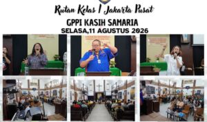 FERADI WPI–Subur Jaya Lawfirm Gelar Kunjungan dan Pembinaan Rohani di Rutan Salemba Doc. Kompilasi foto kegiatan FERADI WPI bersama Subur Jaya Lawfirm saat melakukan kunjungan dan kegiatan pembinaan rohani di Rutan Salemba, Jakarta, Selasa (11/8/2026). Kegiatan diisi dengan penyampaian firman Tuhan, kesaksian hidup, serta doa bersama yang dipimpin Ketua Umum FERADI WPI sekaligus Pimpinan Subur Jaya Lawfirm, Donny Andretti, bersama jajaran pengurus dan tim hukum yang hadir.