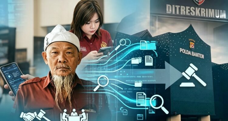 Doc. Ilustrasi Tim Kuasa Hukum Cecilia Natasya Tionardi bersama Fam Fuk Tjhong alias Uun dalam membahas perkembangan penyidikan perkara di Polda Banten. (ilustrasi: KawanJariNews.com).