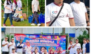 Semarak HUT RI ke-81, Pekerja PT Samick Indonesia Gelar Lomba Olahraga di Bogor Doc. Kompilasi sejumlah momen saat pekerja mengikuti perlombaan bola voli, bulu tangkis, dan sepak bola dalam rangka memeriahkan peringatan HUT ke-81 Kemerdekaan Republik Indonesia di lingkungan PT Samick Indonesia, Kabupaten Bogor, Minggu (16/8/2026).