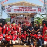 Doc. Para panitia Pesta Rakyat “FERADI WPI Berbagi Kebaikan” berfoto bersama di lokasi kegiatan di Komplek TWP TNI AL, Desa Ciangsana, Kecamatan Gunung Putri, Kabupaten Bogor, Sabtu (22/8/2026), saat melakukan persiapan pelaksanaan rangkaian acara.