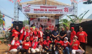 FERADI WPI Berbagi Kebaikan: Pesta Rakyat Digelar, Panitia Siap Sambut Masyarakat Doc. Para panitia Pesta Rakyat “FERADI WPI Berbagi Kebaikan” berfoto bersama di lokasi kegiatan di Komplek TWP TNI AL, Desa Ciangsana, Kecamatan Gunung Putri, Kabupaten Bogor, Sabtu (22/8/2026), saat melakukan persiapan pelaksanaan rangkaian acara.