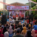 Doc. Suasana hiburan rakyat dalam kegiatan Pesta Rakyat “FERADI WPI Berbagi Kebaikan” yang diikuti warga dan masyarakat di Desa Ciangsana, Kecamatan Gunung Putri, Kabupaten Bogor, Sabtu (22/8/2026). Rangkaian kegiatan tersebut menghadirkan pertunjukan musik, hadiah dan doorprize, serta berbagai kegiatan kebersamaan antara FERADI WPI dan warga setempat.
