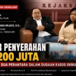Doc. Siti Khotijah bersama kuasa hukum Revan Pratama Wijaya, S.H., C.PFW., C.MDF., C.JKJ., C.FTAX., saat memberikan keterangan dalam sesi wawancara terkait kronologi penyerahan uang senilai total Rp200 juta yang menurut keterangan Siti diserahkan melalui dua perantara berinisial HL dan IK dalam perkara yang melibatkan dugaan oknum jaksa berinisial RS. Dalam kesempatan tersebut, Siti dan Revan juga menyampaikan perkembangan upaya meminta klarifikasi dan kepastian atas penanganan laporan yang telah diajukan.