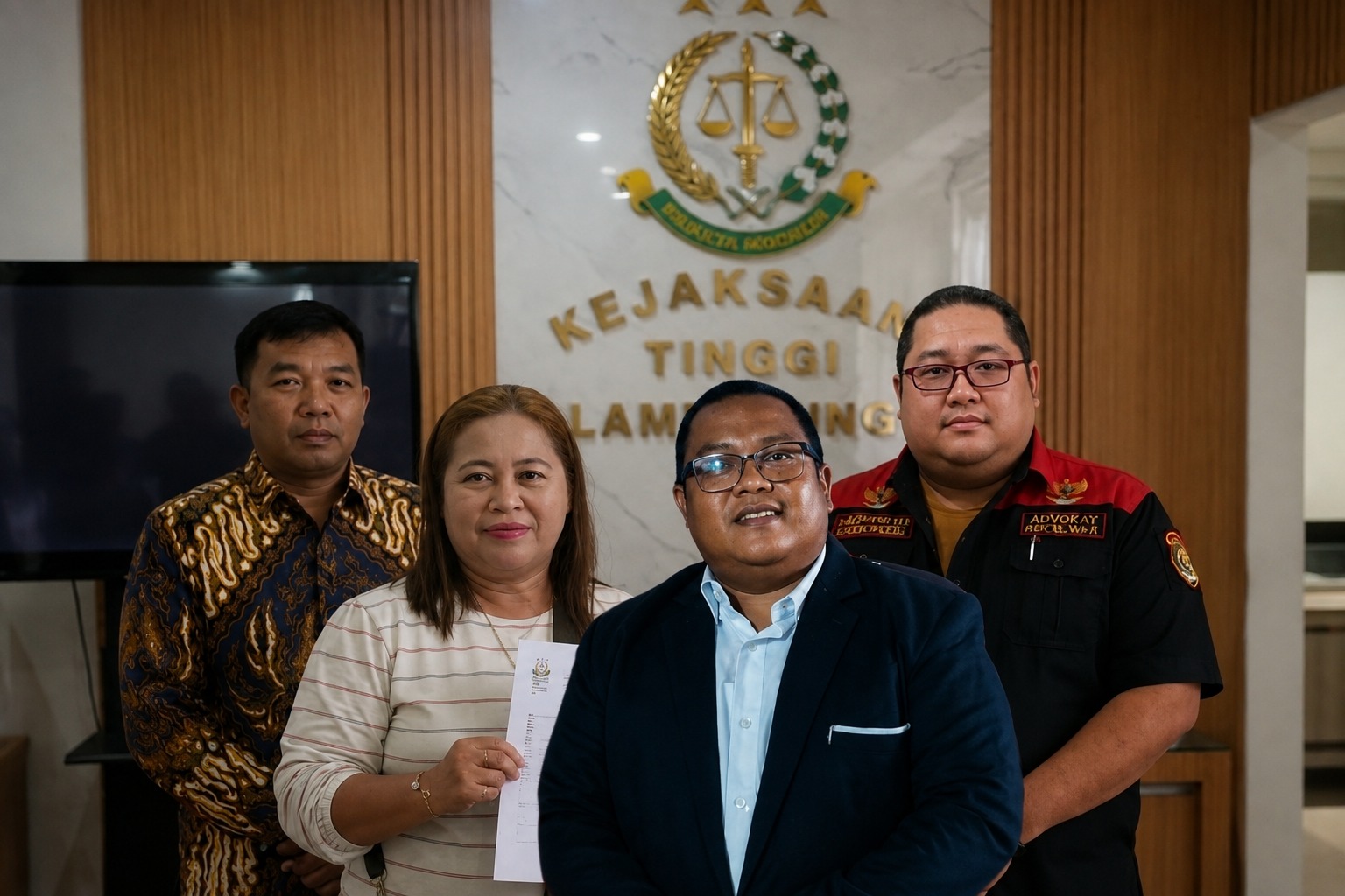 Doc. Ilustrasi visual yang menampilkan M. Umar bin Abu Tholib, Siti Khotijah, Revan Pratama Wijaya, SH., dan Donny Andretti, S.H., S.Kom., M.Kom., C.Md. dalam satu komposisi. Foto masing-masing pihak pada awalnya merupakan foto terpisah, kemudian digabungkan dan disunting menggunakan teknologi kecerdasan buatan (AI) untuk kebutuhan ilustrasi pemberitaan. Visual ini tidak menggambarkan bahwa keempat pihak berada dalam satu waktu dan tempat yang sama saat foto diambil.