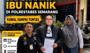 Doc. Tim Hukum FERADI WPI dan Subur Jaya Lawfirm bersama Nanik Supriyati usai menghadiri agenda pemeriksaan sebagai saksi di Polrestabes Semarang. Tim hukum menyatakan komitmennya untuk terus memberikan pendampingan dan mengawal proses hukum sesuai ketentuan yang berlaku.