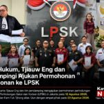 Doc. Kuasa hukum bersama Tjiauw Eng dan tim pendamping saat mengajukan permohonan perlindungan kepada Lembaga Perlindungan Saksi dan Korban (LPSK) di Jakarta, 12 Agustus 2026. Permohonan tersebut diajukan sebelum proses perdamaian antara Fam Fuk Tjhong alias Uun dengan empat pihak terkait pada 23 Agustus 2026.