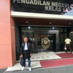 Doc. Ketua DPC FERADI WPI Kota Bogor, Erwin Maulana, S.H., C.NS., C.MDF., usai mengikuti persidangan perkara tindak pidana peredaran obat-obatan keras tanpa izin di Pengadilan Negeri (PN) Cibinong Kelas 1A, Kabupaten Bogor, Selasa (1/9/2026).